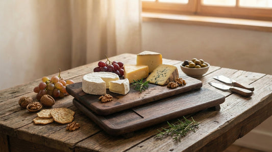 Tablas de picoteo de roble